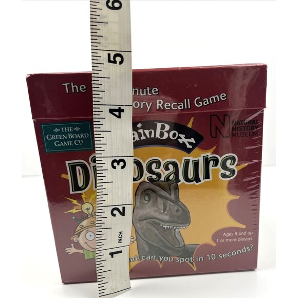 University Games BRAIN BOX The Green Board Game DINOSAURS 10 Minute Challenge - Picture 7 of 9
